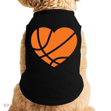 Cute Basketball Heart Doggie Tank