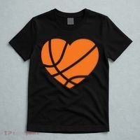 Cute Basketball Heart T-Shirt thumb 5