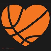 Cute Basketball Heart Bucket Hat thumb 4