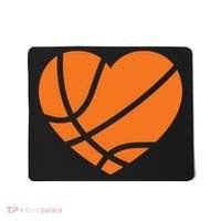 Cute Basketball Heart Mousepad thumb 0