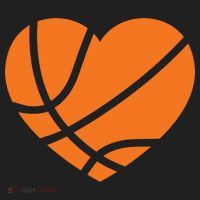 Cute Basketball Heart Hat thumb 2