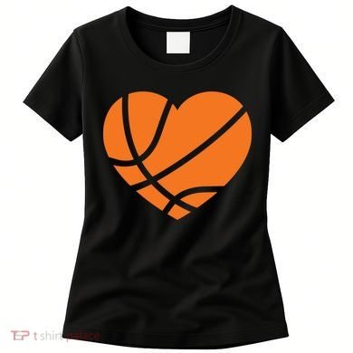 Cute Basketball Heart Women's T-Shirt