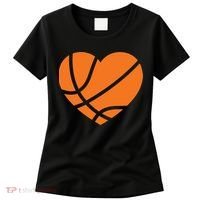 Cute Basketball Heart Women's T-Shirt thumb 0