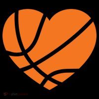 Cute Basketball Heart Kids Sweatshirt thumb 2