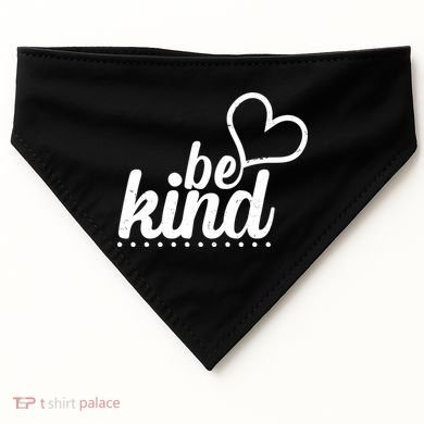 Cute Be Kind Kindness Awareness USA-Made Doggie Bandana
