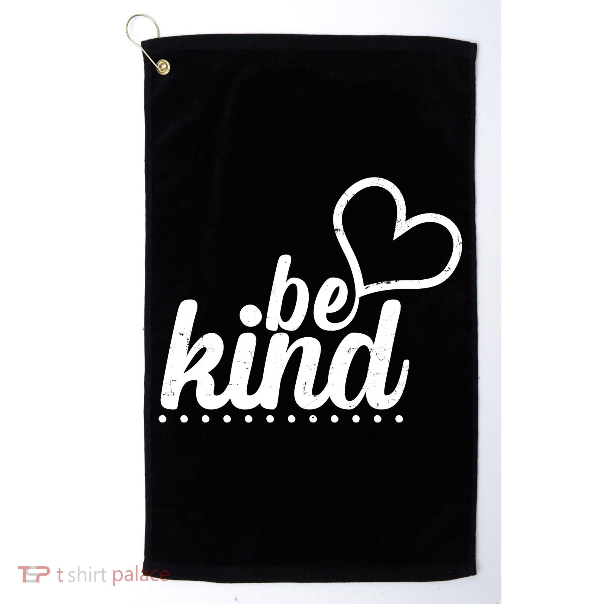 Cute Be Kind Kindness Awareness Golf Towel