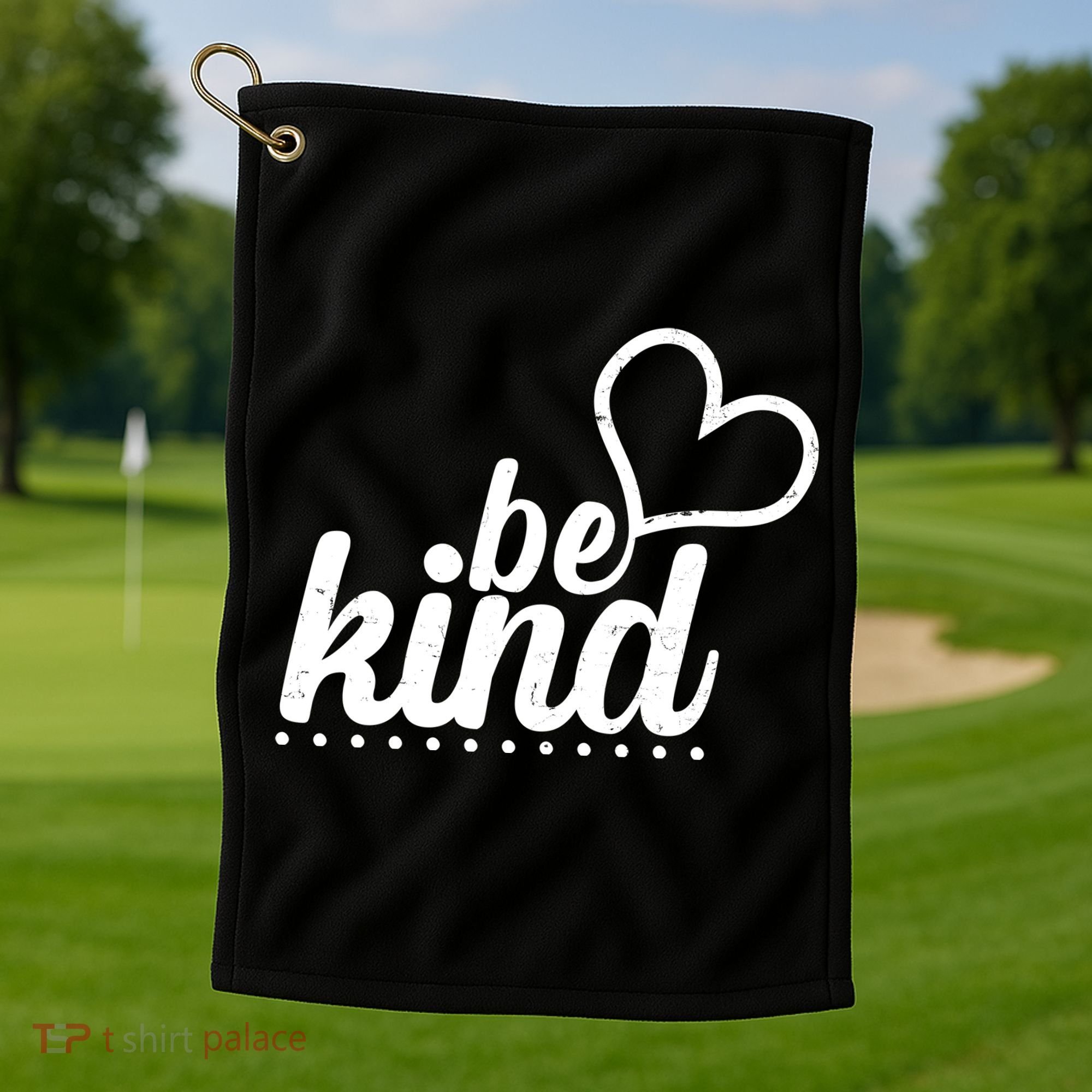 Cute Be Kind Kindness Awareness Golf Towel