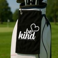 Cute Be Kind Kindness Awareness Golf Towel thumb 2