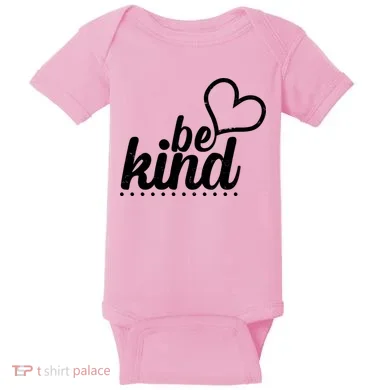 Cute Be Kind Kindness Awareness Baby Bodysuit