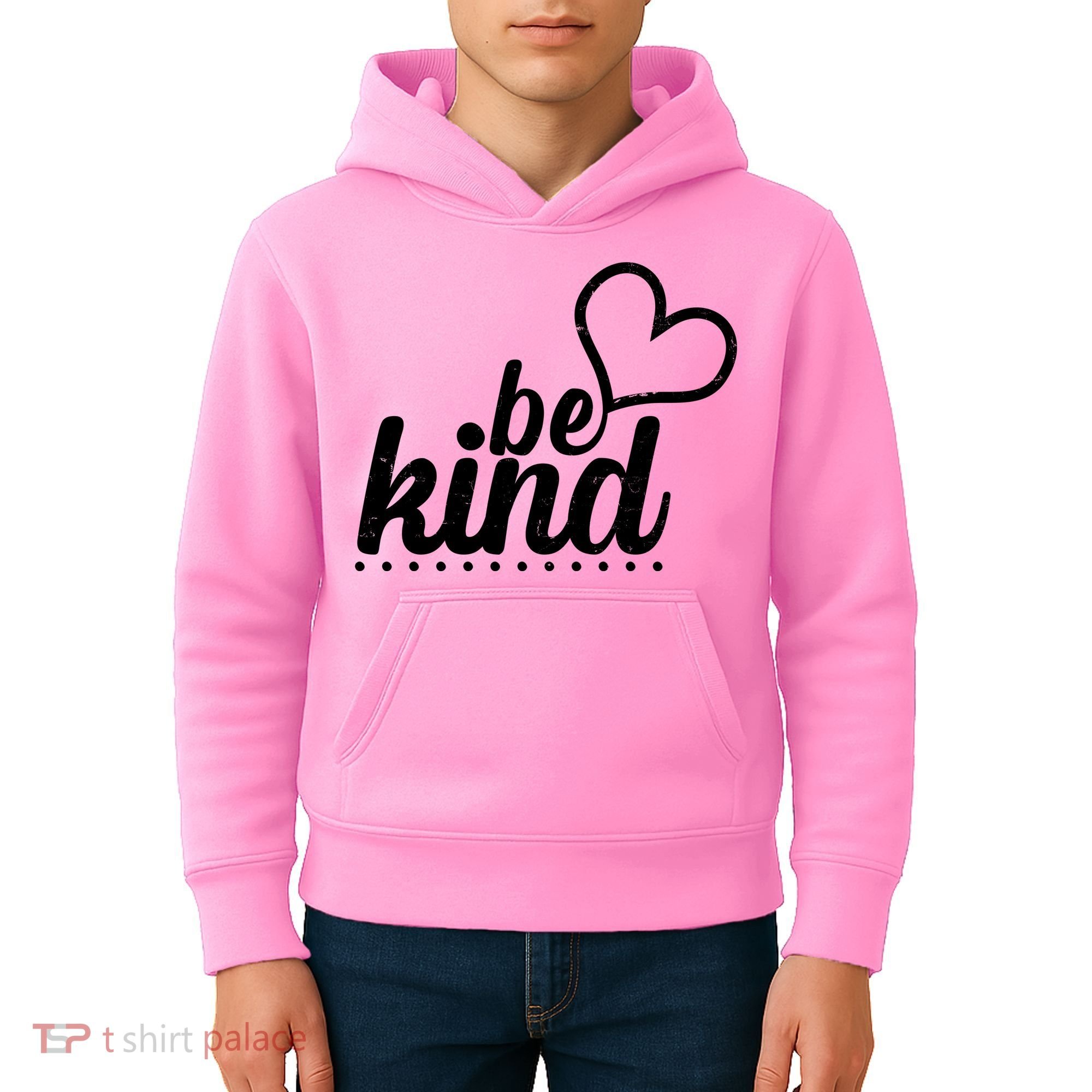 Cute Be Kind Kindness Awareness Kids Hoodie