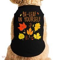 Cute Be-Leaf In Yourself Doggie Tank thumb 0