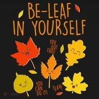 Cute Be-Leaf In Yourself Doggie Tank thumb 4