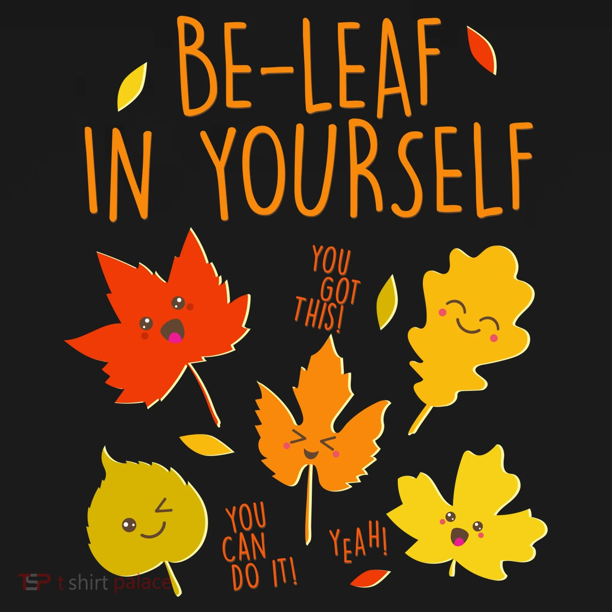 Cute Be-Leaf In Yourself Doggie Tank