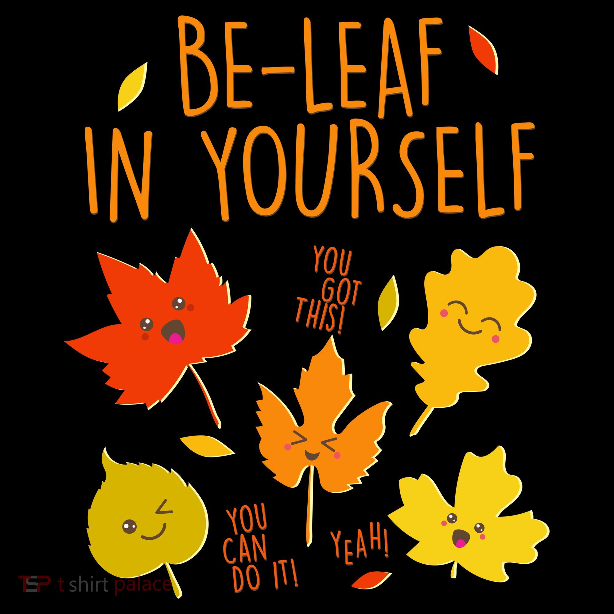 Cute Be-Leaf In Yourself Toddler Hoodie