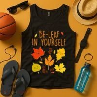 Cute Be-Leaf In Yourself Tank Top thumb 4