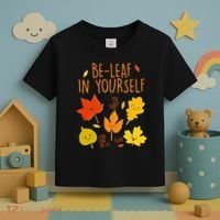 Cute Be-Leaf In Yourself Toddler T-Shirt thumb 3