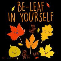 Cute Be-Leaf In Yourself Kids Long Sleeve Shirt thumb 2