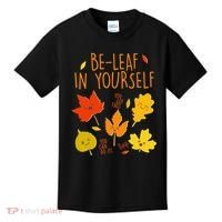 Cute Be-Leaf In Yourself Kids T-Shirt thumb 0