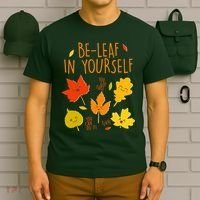 Cute Be-Leaf In Yourself T-Shirt thumb 6