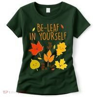 Cute Be-Leaf In Yourself Women's T-Shirt thumb 0
