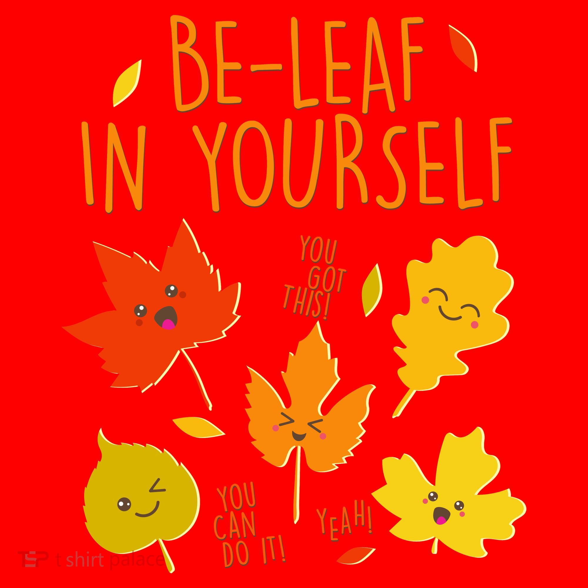 Cute Be-Leaf In Yourself Santa Hat