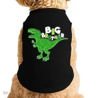 Cute Big Brother T-Rex Dinosaur Doggie Tank thumb 0