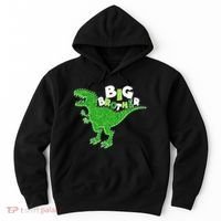 Cute Big Brother T-Rex Dinosaur Hoodie thumb 0