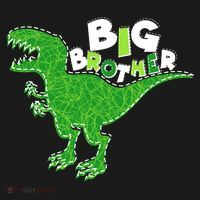 Cute Big Brother T-Rex Dinosaur Sweatshirt thumb 3