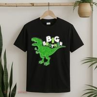 Cute Big Brother T-Rex Dinosaur T-Shirt thumb 2