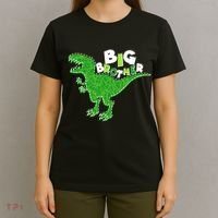 Cute Big Brother T-Rex Dinosaur T-Shirt thumb 4