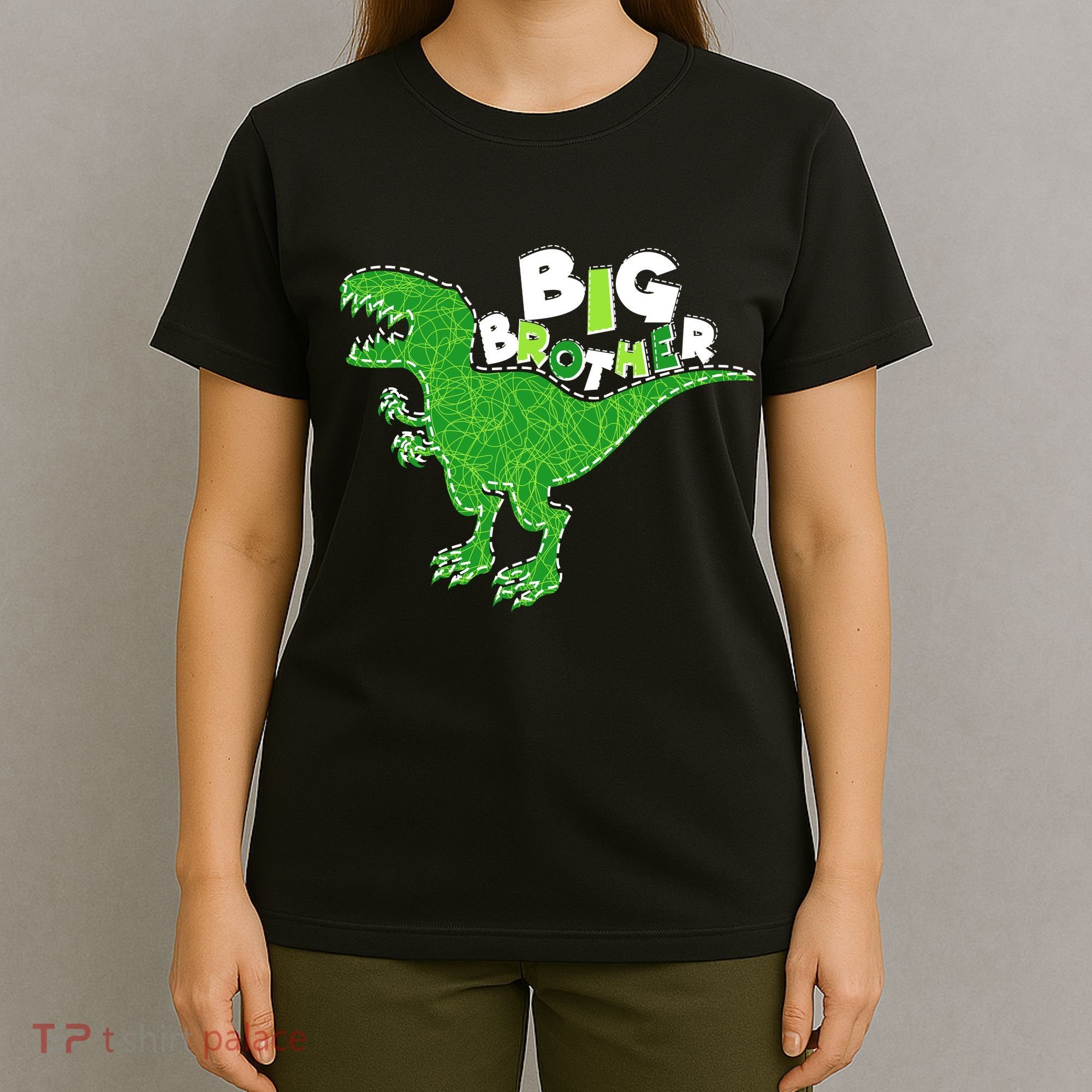 Cute Big Brother T-Rex Dinosaur T-Shirt