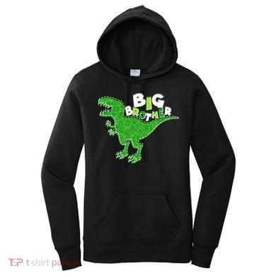 Cute Big Brother T-Rex Dinosaur Women's Hoodie