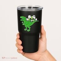 Cute Big Brother T-Rex Dinosaur Tumbler thumb 2