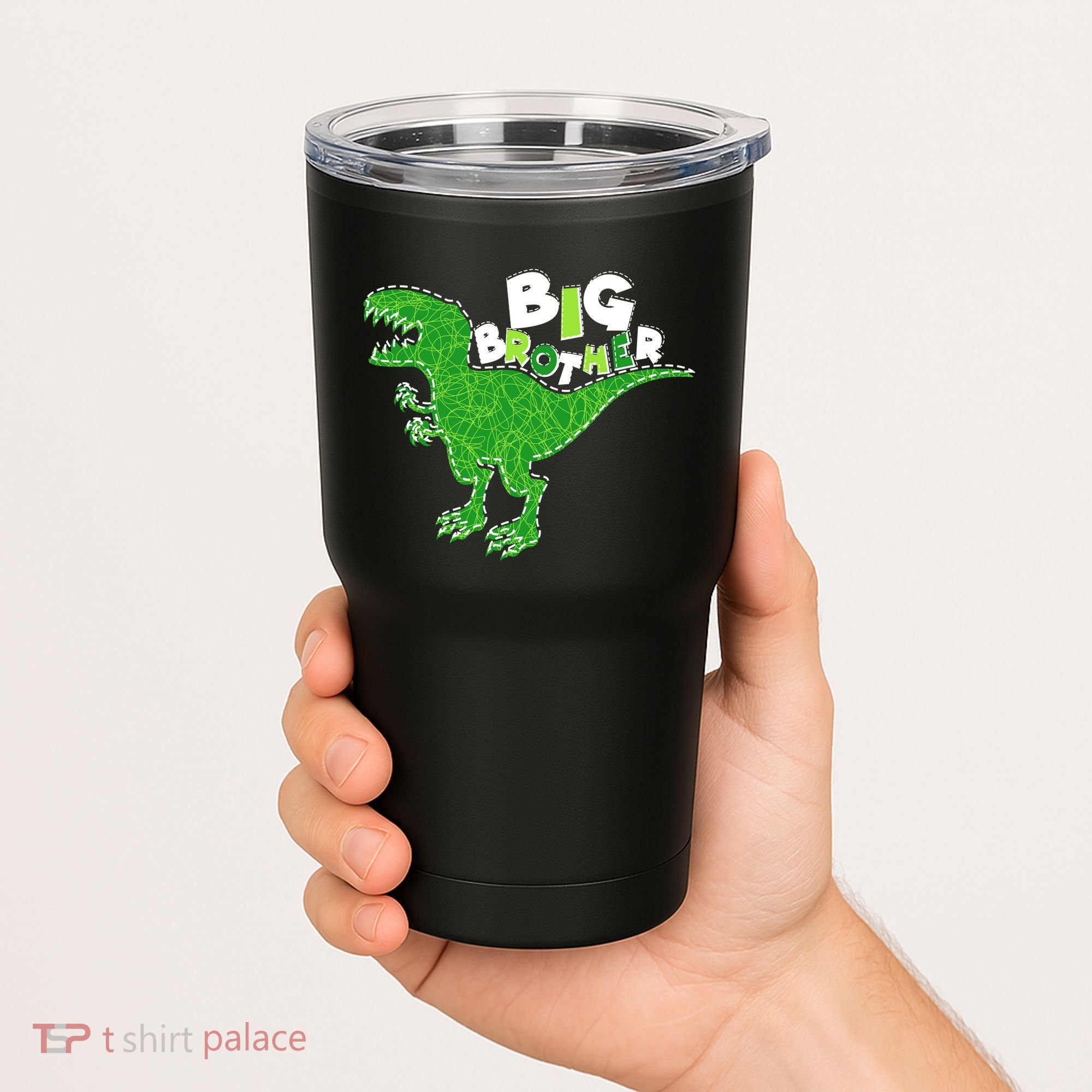Cute Big Brother T-Rex Dinosaur Tumbler