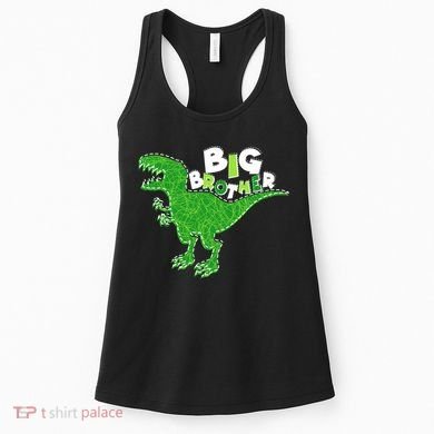 Cute Big Brother T-Rex Dinosaur Women's Tank Top