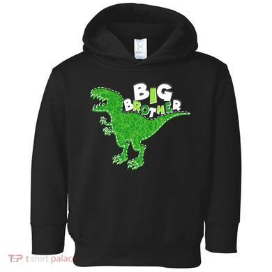 Cute Big Brother T-Rex Dinosaur Toddler Hoodie