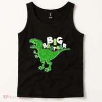 Cute Big Brother T-Rex Dinosaur Tank Top thumb 2