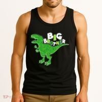 Cute Big Brother T-Rex Dinosaur Tank Top thumb 3