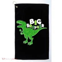 Cute Big Brother T-Rex Dinosaur Golf Towel thumb 0
