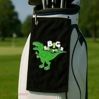 Cute Big Brother T-Rex Dinosaur Golf Towel thumb 2
