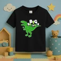 Cute Big Brother T-Rex Dinosaur Toddler T-Shirt thumb 3