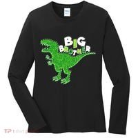 Cute Big Brother T-Rex Dinosaur Women's Long Sleeve Shirt thumb 0
