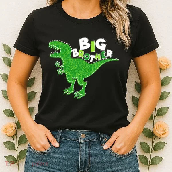 Cute Big Brother T-Rex Dinosaur Women's T-Shirt