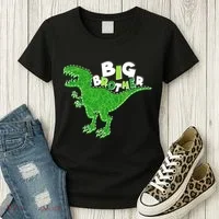 Cute Big Brother T-Rex Dinosaur Women's T-Shirt thumb 3