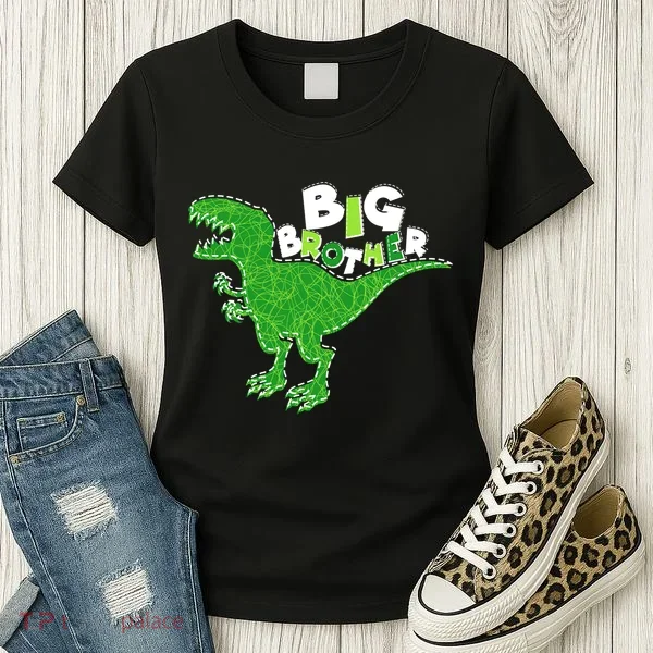 Cute Big Brother T-Rex Dinosaur Women's T-Shirt