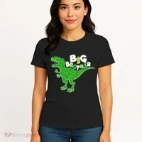 Cute Big Brother T-Rex Dinosaur Women's T-Shirt thumb 4