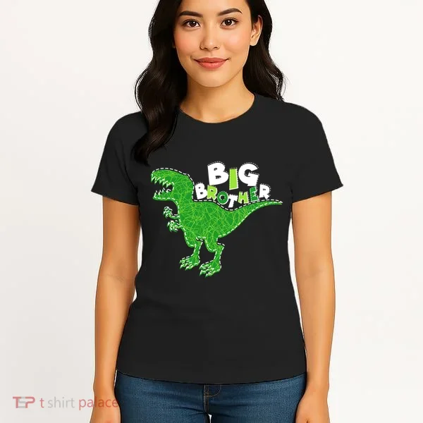 Cute Big Brother T-Rex Dinosaur Women's T-Shirt