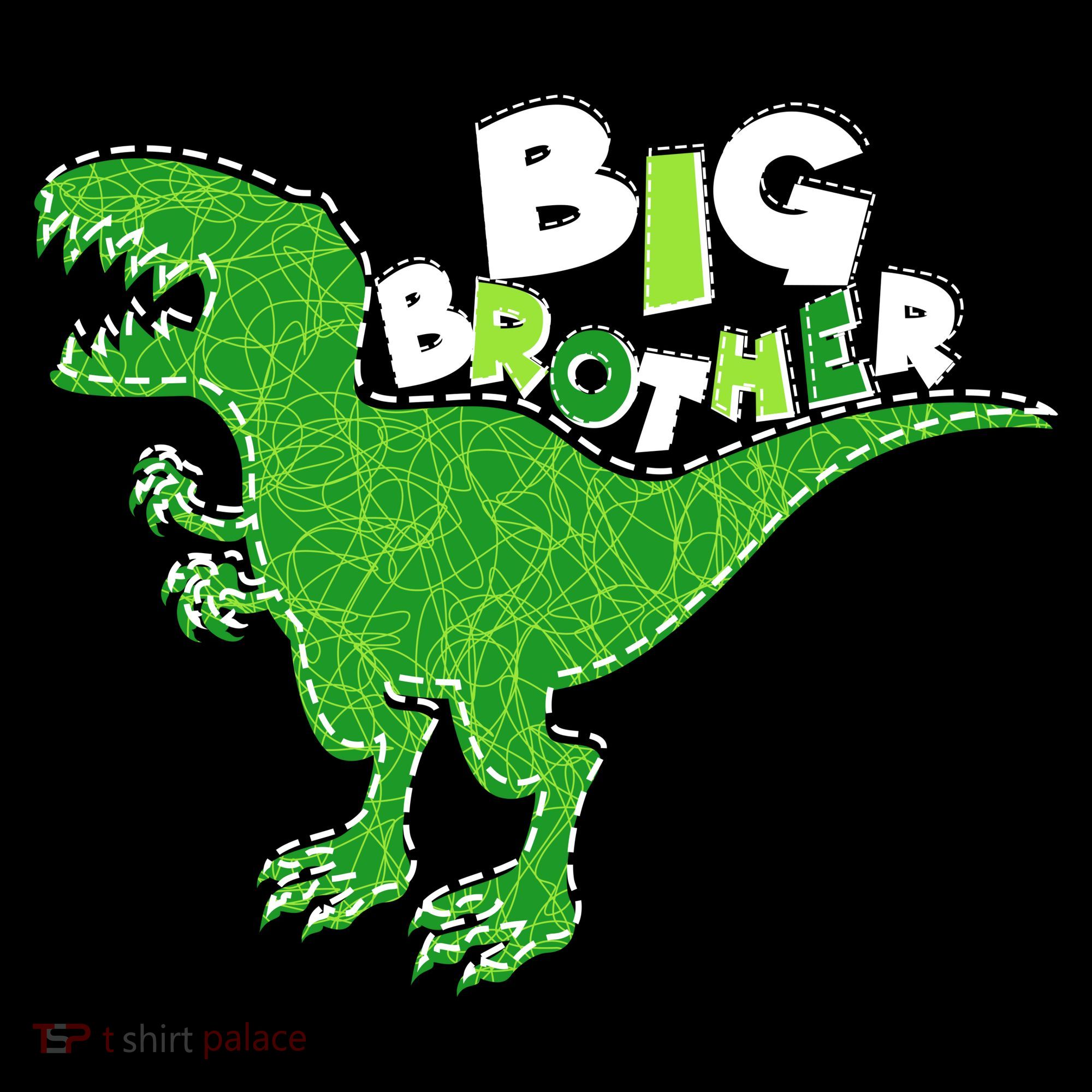 Cute Big Brother T-Rex Dinosaur Women's T-Shirt