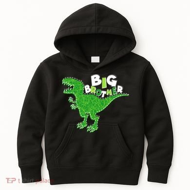 Cute Big Brother T-Rex Dinosaur Kids Hoodie