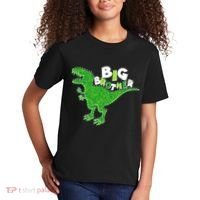 Cute Big Brother T-Rex Dinosaur Kids T-Shirt thumb 2